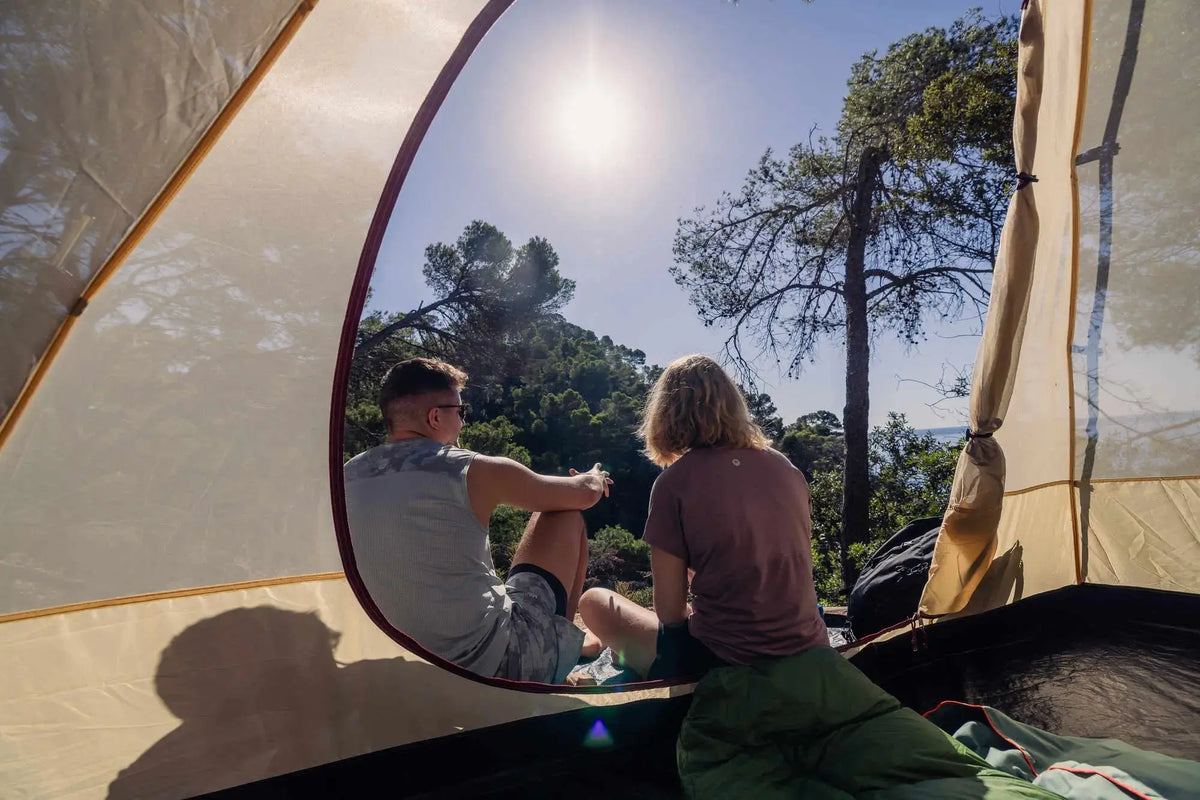 Coleman Darwin 4 Plus Summer | leichtes Kuppelzelt mit Vorraum | 4 Personen  Zelt Campingaz & Coleman