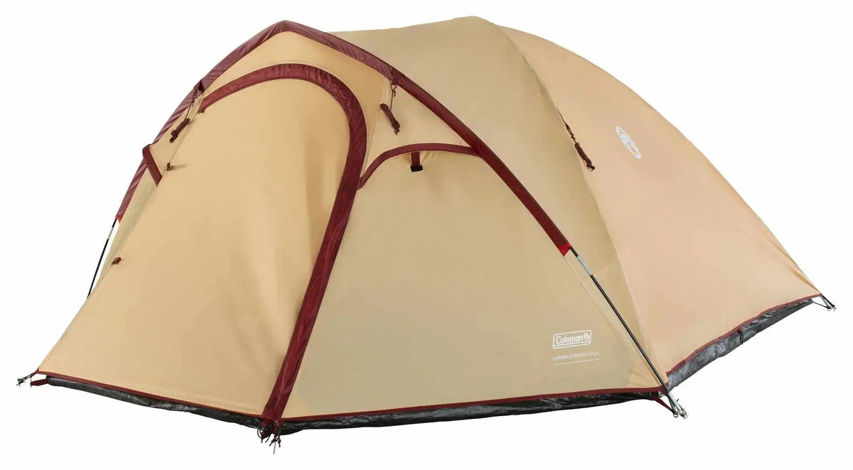 Coleman Darwin 4 Plus Summer | leichtes Kuppelzelt mit Vorraum | 4 Personen  Zelt Campingaz & Coleman