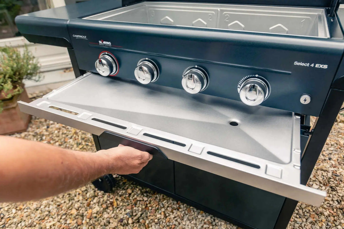 Campingaz Select 4 LX Plus SBS Gasgrill | 4 Brenner mit Searing Boost System  Gasgrill Campingaz & Coleman