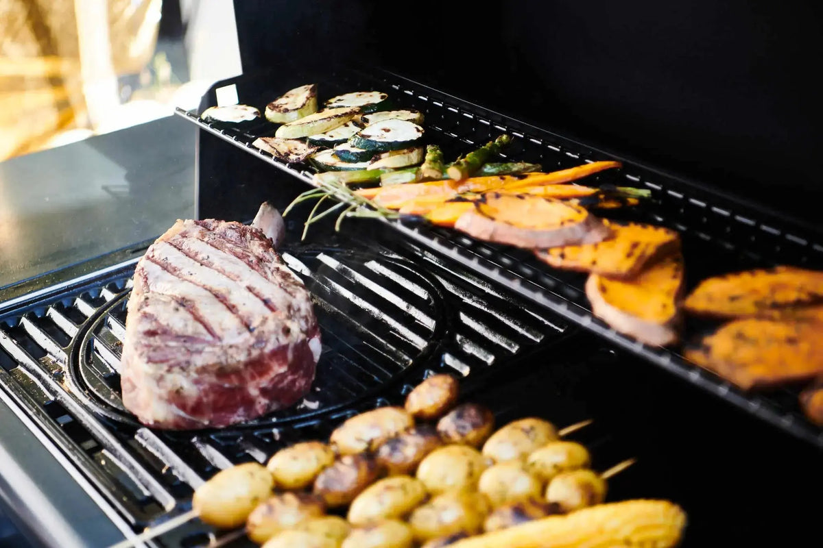 Campingaz Select 4 LX Plus SBS Gasgrill | 4 Brenner mit Searing Boost System  Gasgrill Campingaz & Coleman