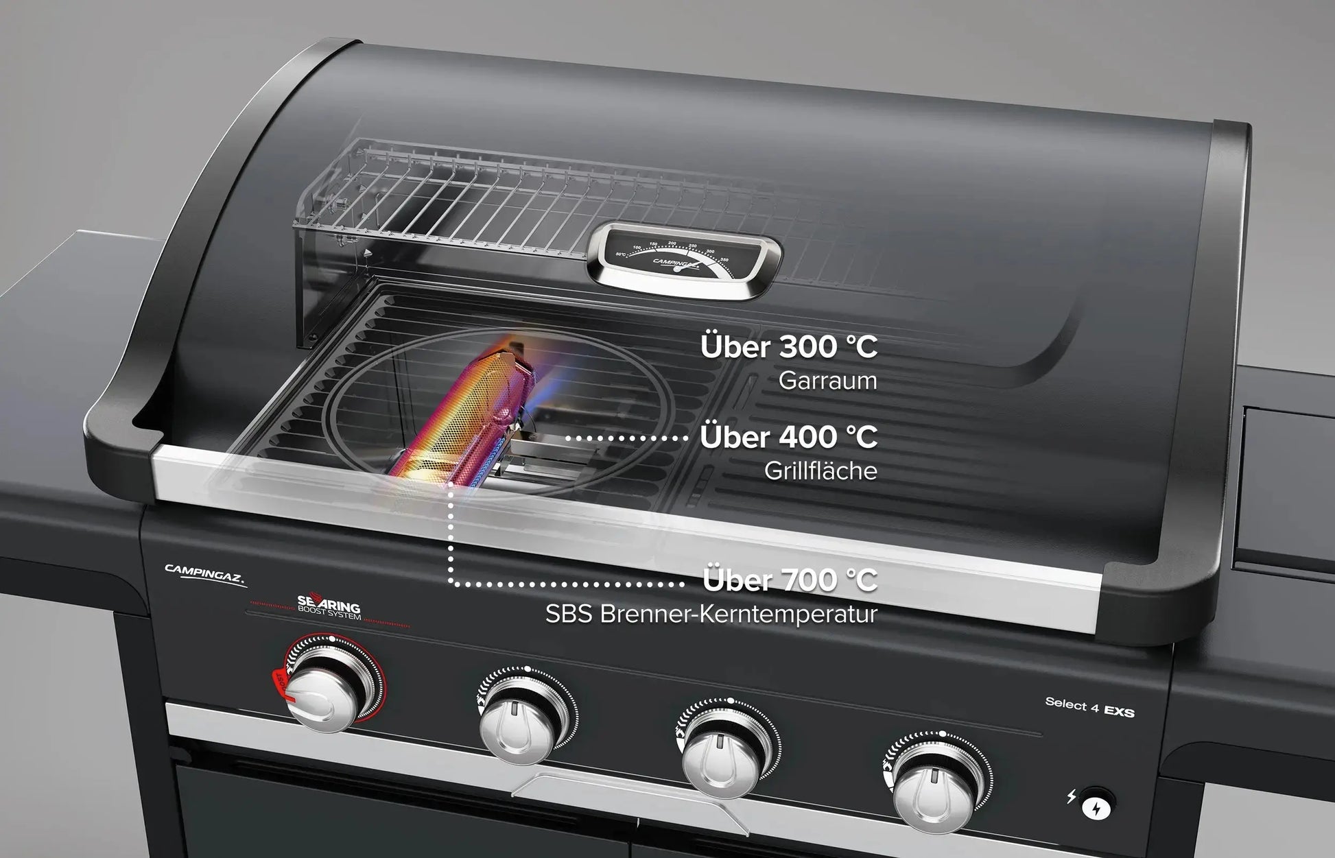 camping gasgrill klein Select 4 LX Plus SBS gas grill