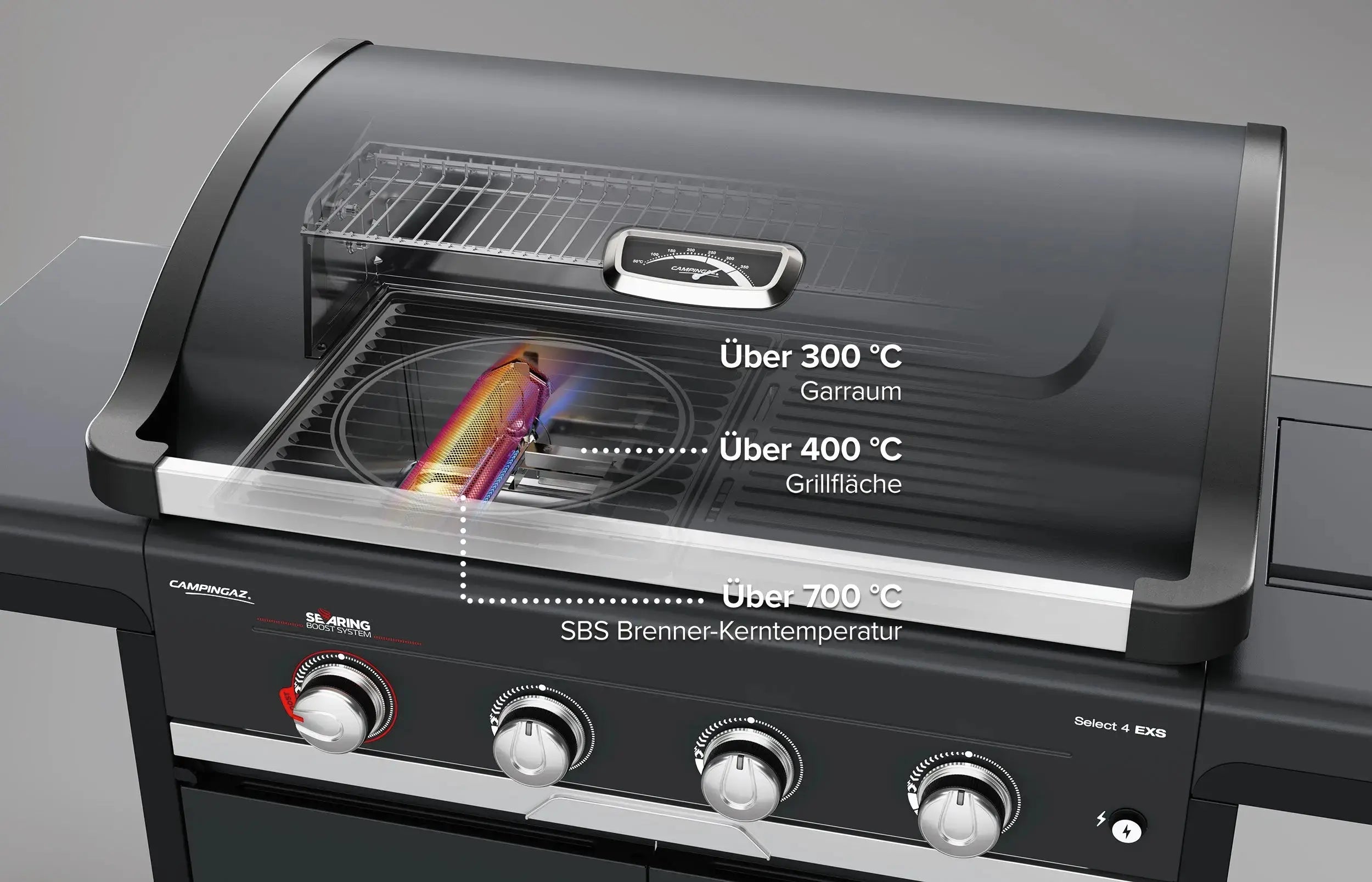 Select 4 LX Plus SBS Gasgrill   Campingaz & Coleman