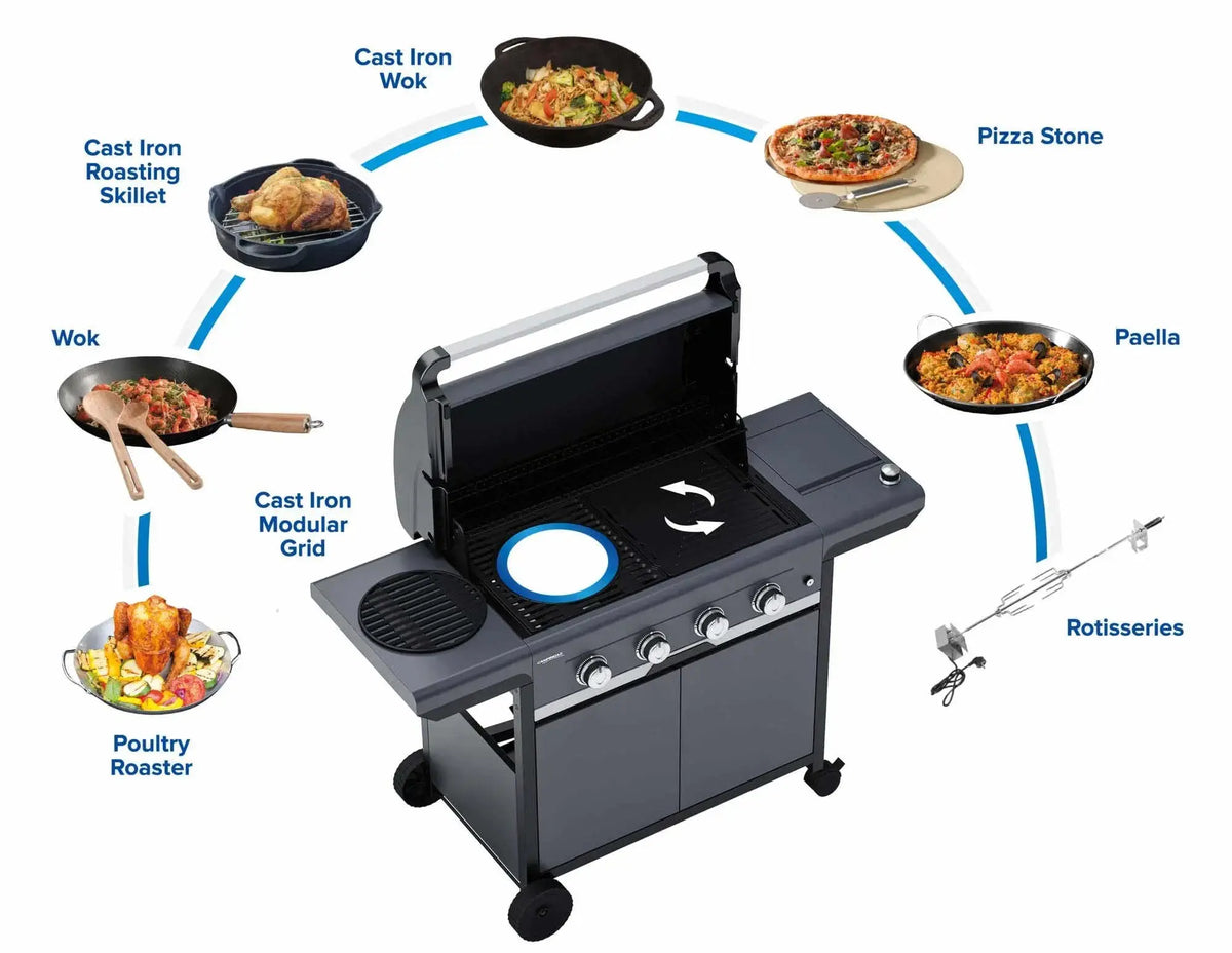 Campingaz Select 3 LX Plus SBS Gasgrill | 3 Brenner mit Searing Boost System  Gasgrill Campingaz & Coleman