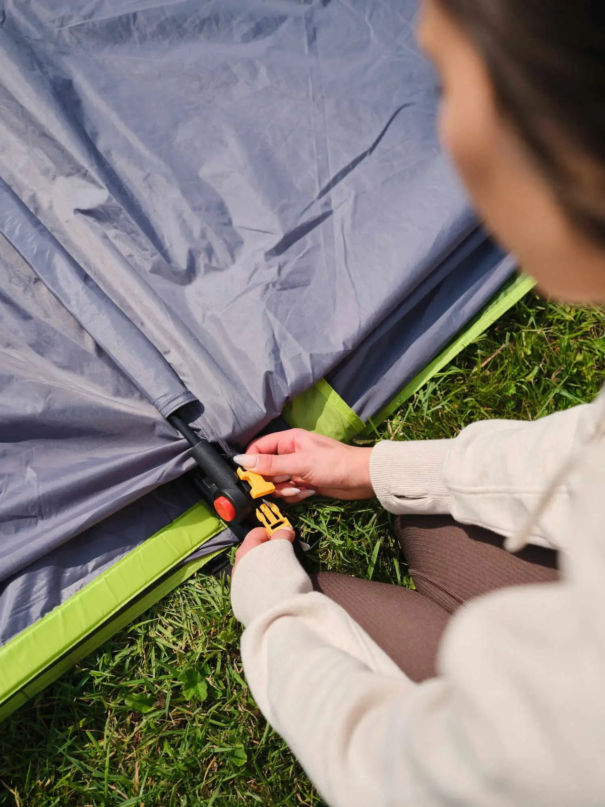 Coleman FastPitch Victoria Falls 4 BlackOut Familienzelt | 4 Personen  Zelt Campingaz & Coleman