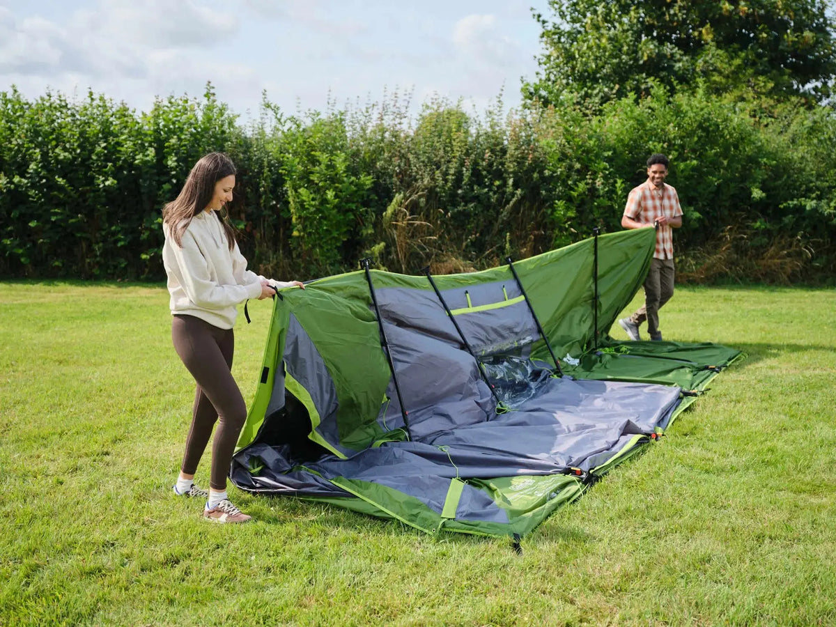Coleman FastPitch Victoria Falls 4 BlackOut Familienzelt | 4 Personen  Zelt Campingaz & Coleman
