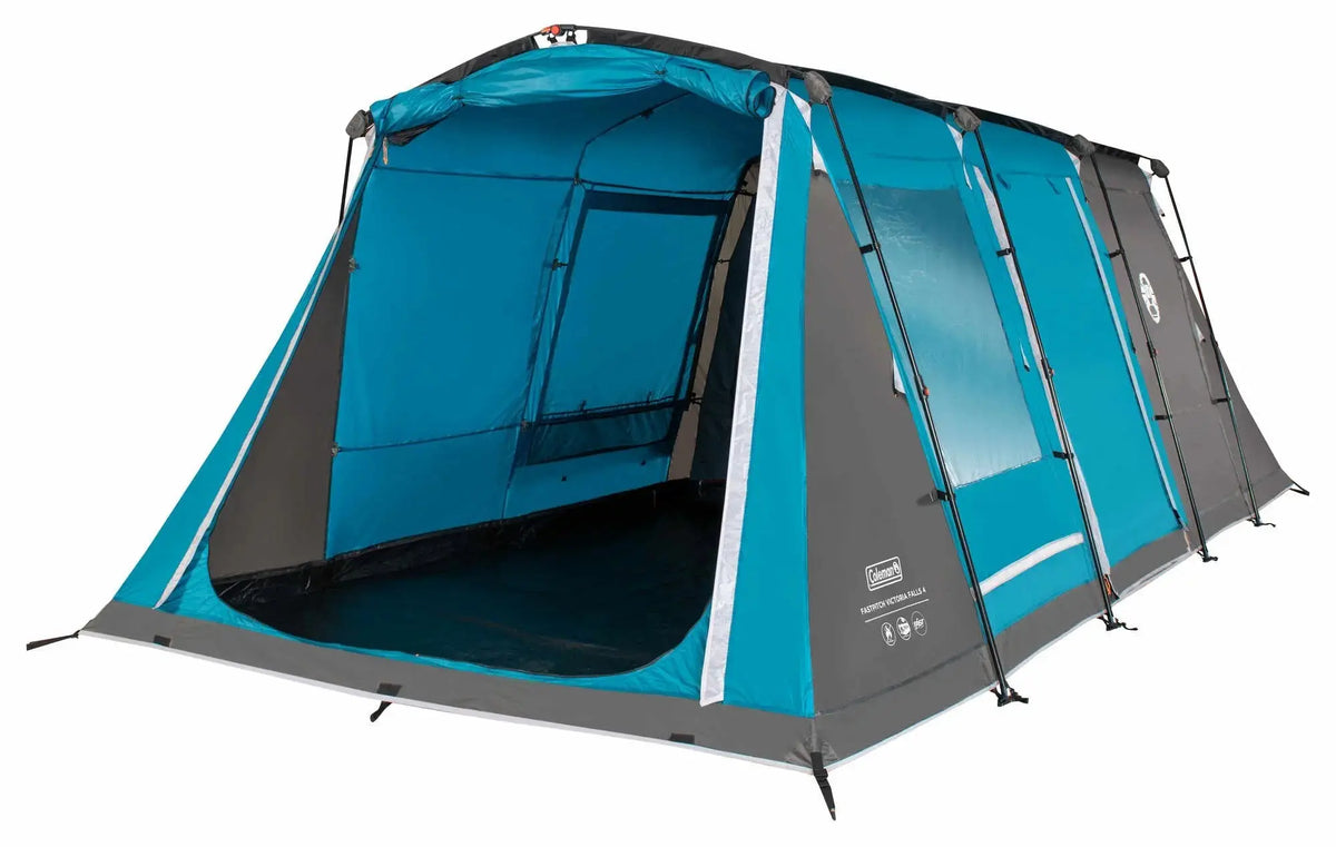 fun camp zelt 4 personen FastPitch Victoria Falls – Family tent with quick setup & awning – Campingaz & Coleman colorway:alluvium 1 crank-arm-length-175mm ORTLIEB Free Sport-Roller Bicycle