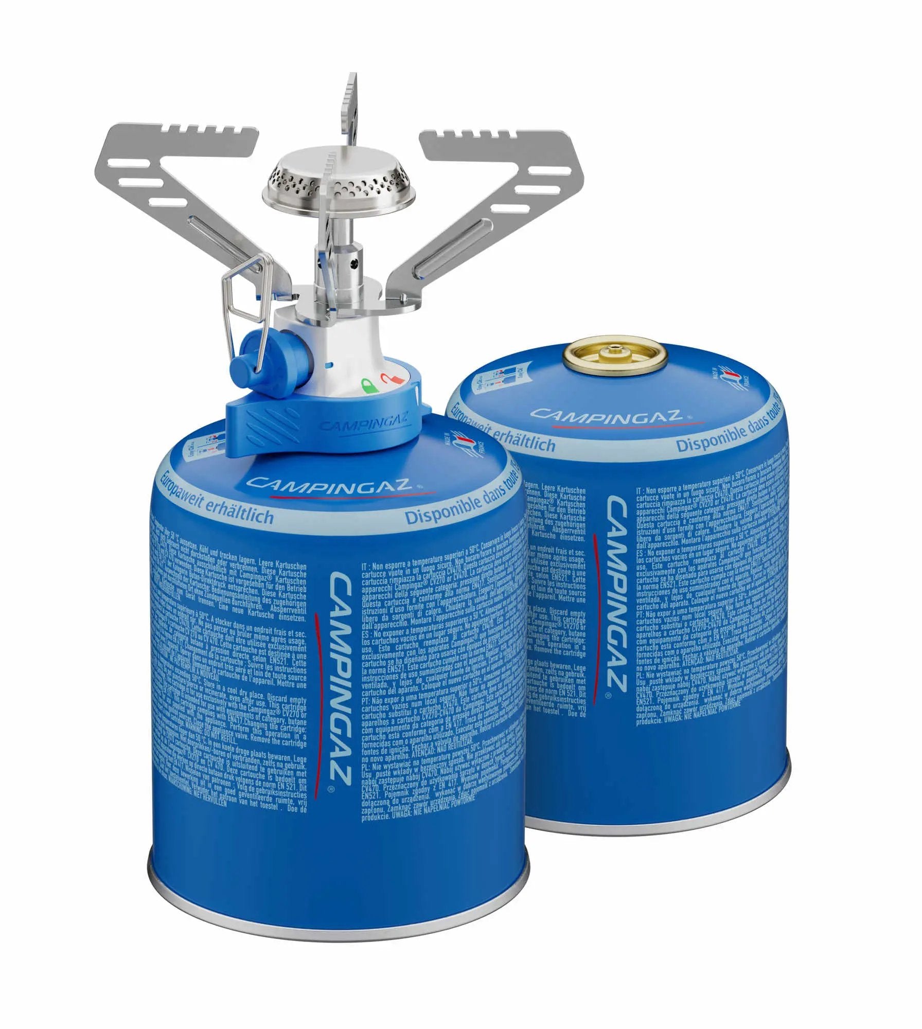 Camping Connect Kocher inkl. 2 x CV 470 Plus Kartusche   Campingaz & Coleman