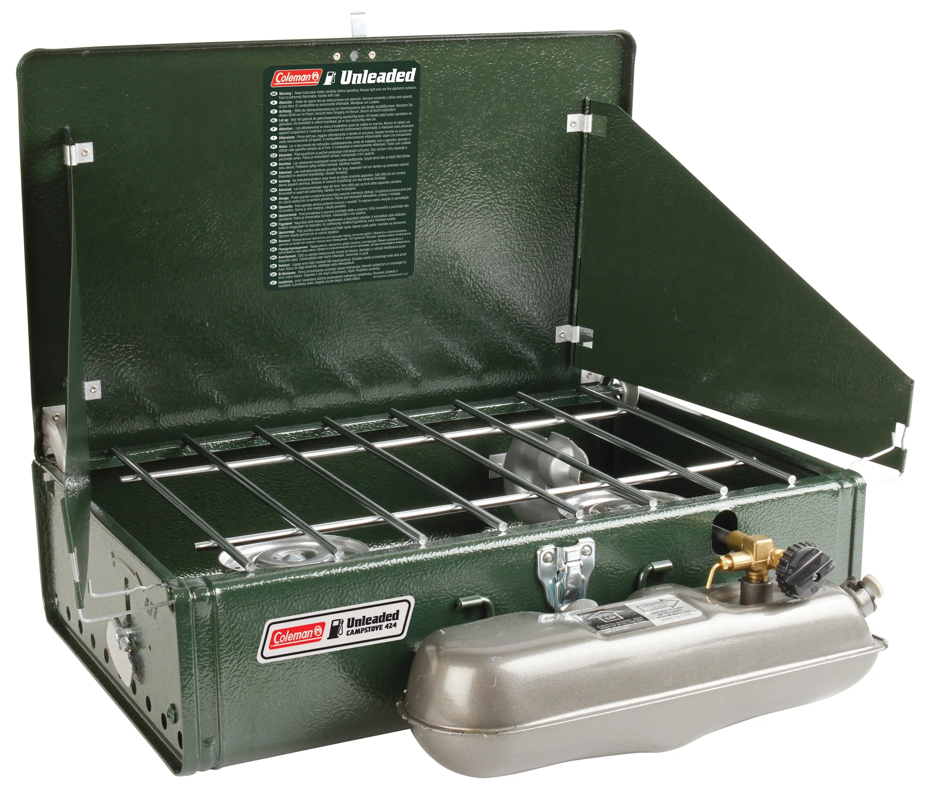 ストーブ COLEMAN Unleaded stove Coleman 2-Burner Unleaded Gas Stove | Camping Stove – Campingaz