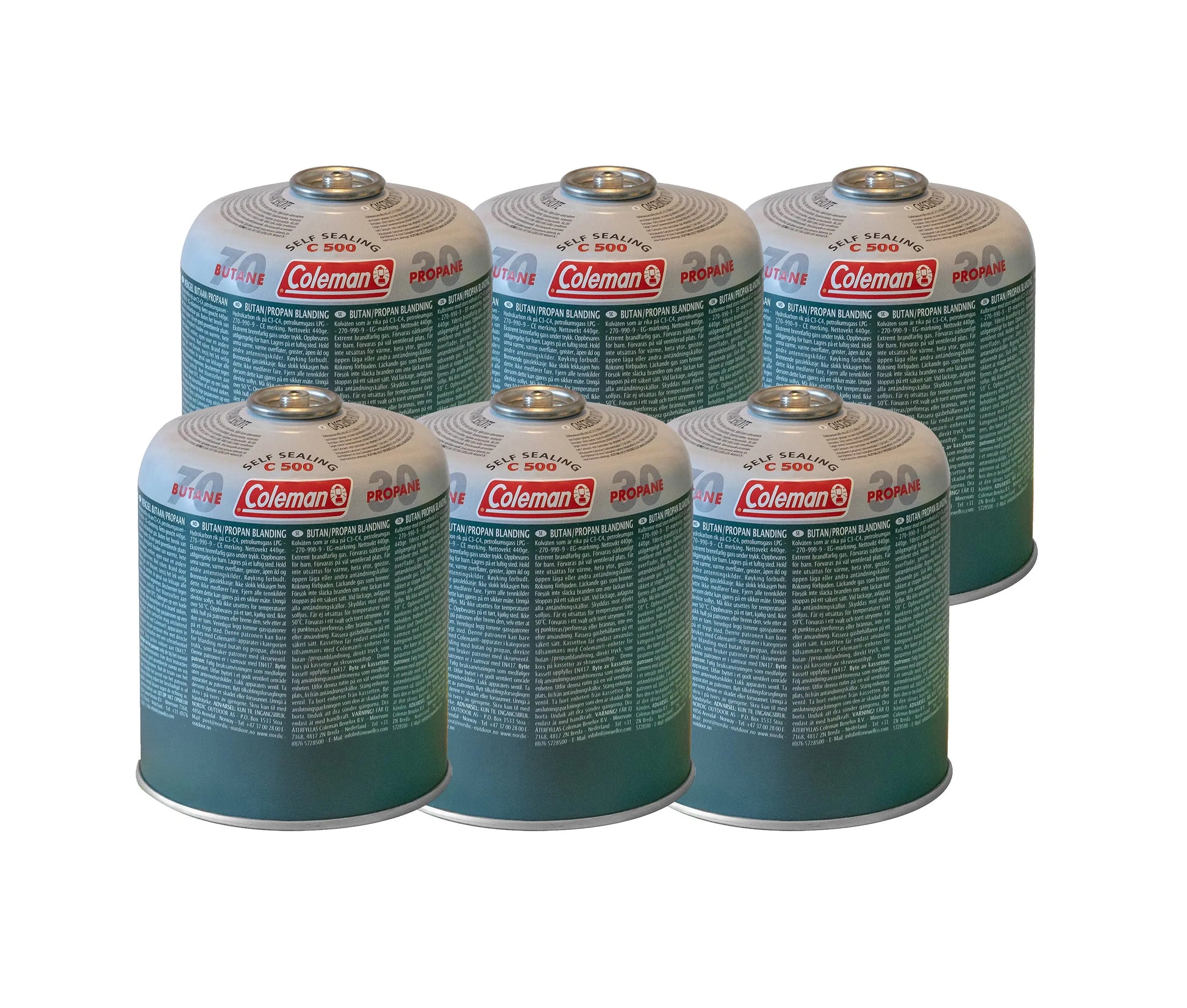 Coleman Ventilkartusche C500 (6er Pack) Coleman