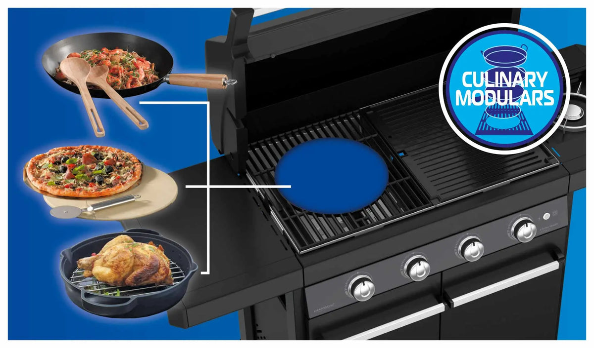 Campingaz Select 4 LX Plus SBS Gasgrill | 4 Brenner mit Searing Boost System  Gasgrill Campingaz & Coleman