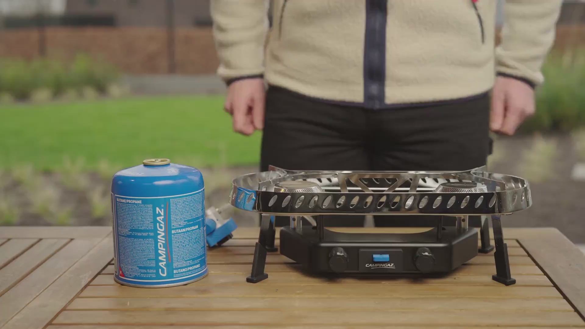 Camp & Trek Twin Connect CV | portable 2-burner camping stove